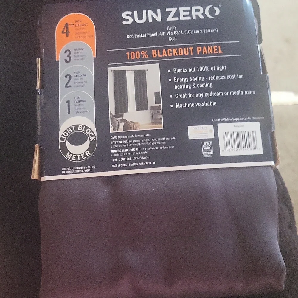 Sun Zero blackout curtains
